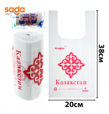 Пакет/Майка с ручками Шейх, в мешке 50 рулонов, 2-нан/200х380мм, 700гр.
