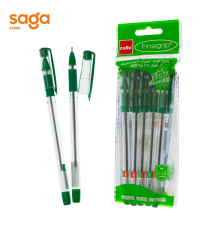 Ручка шариковая LUVA Finegrip, зеленая, 0,7 мм, CL 388 (500шт) цена за 5шт