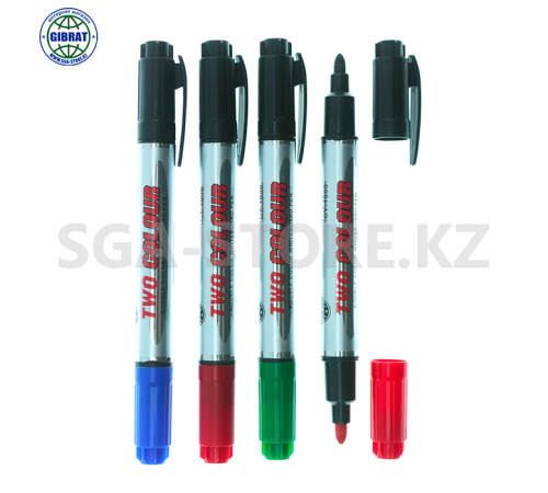 Маркер двухсторонний, стираемые для доски.