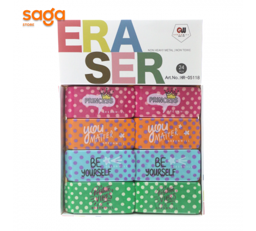 Стёрка-Ластик "Greenwill", 24шт. HR-05118.