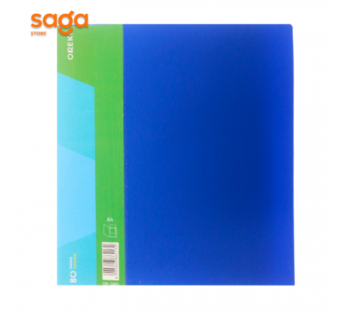 Файл пластиковый закрытый , с вкладышами, А4, 80л.