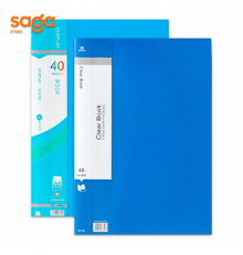 Файл пластиковый, с вкладышами, А4, 40л.