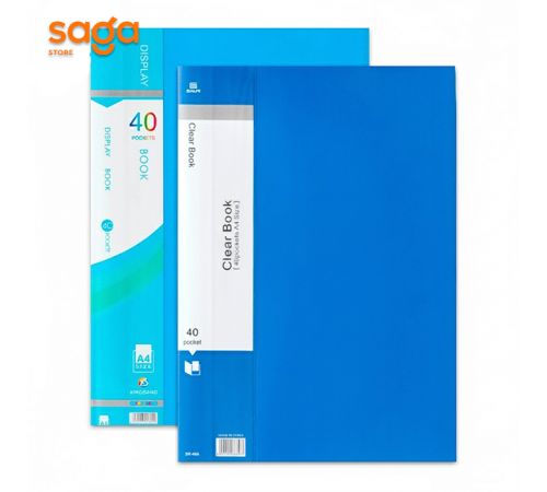 Файл пластиковый, с вкладышами, А4, 40л.