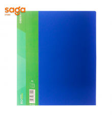 Файл пластиковый, с вкладышами, А4, 60л.