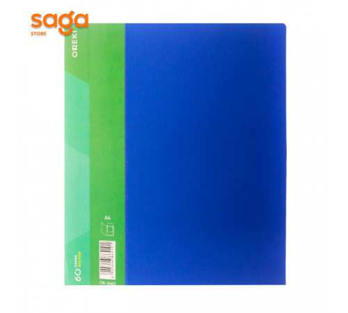 Файл пластиковый, с вкладышами, А4, 60л.