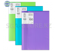 Файл пластиковый, с вкладышами, А4, 100л.