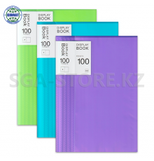 Файл пластиковый, с вкладышами, А4, 100л.