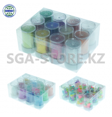 Бисер в наборе-12шт.