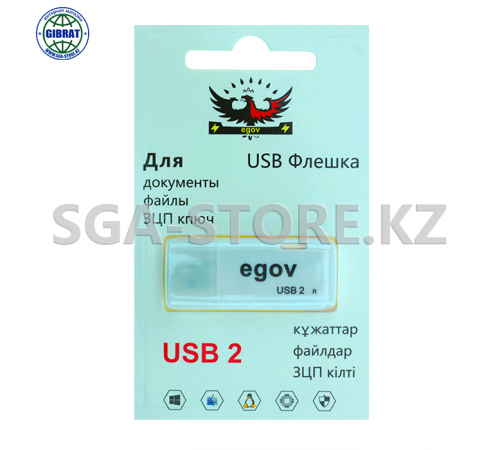 Флеш накопитель "Egov 2гб"