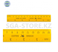 Линейка деревянная 15см