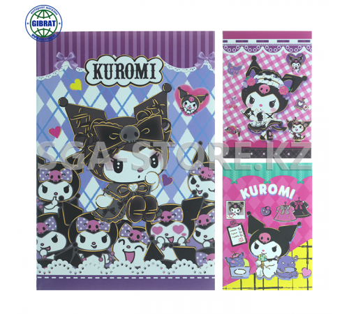 Блокнот детский "Kuromi", формат-А5, клетка, 797