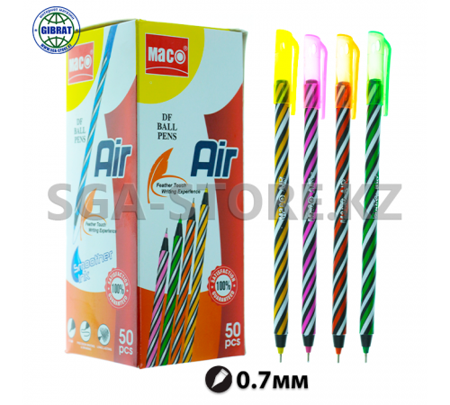 Ручка шариковая "МАС AIR", синий, 0.7мм, в упаковке-50шт.