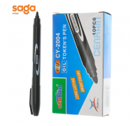 Маркер перманентный черный, в упаковке-10шт. 2004