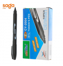 Маркер перманентный черный, в упаковке-10шт. 2004