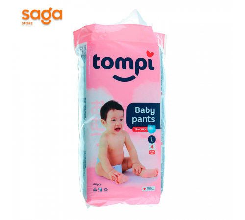 Трусики Tompi, размер-4, в упаковке-44шт.
