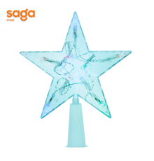 Верхушка на ёлку «Звезда», светящийся, 18см, D-16