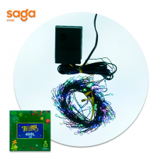 Гирлянда на елку, разноцветное свечение, 400 лампочек, длина-5 метров, F90.