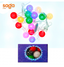 Гирлянда на елку, разноцветное свечение, 15 лампочек, Х-15.