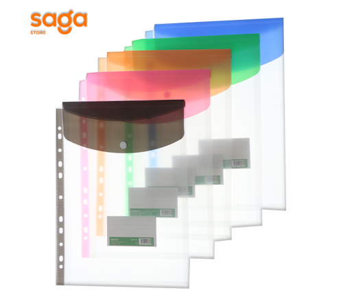 Папка на кнопке, ON-5372. 18C формат-А4, 1/12/576