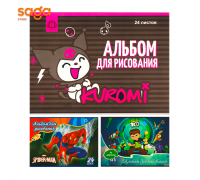 Альбом для рисования ELER-PLAST, 24л, формат-А4,  2424.