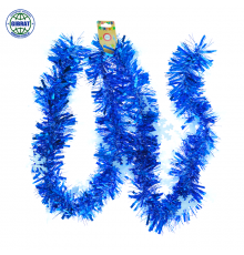 Мишура новогодняя, длина-180см.  TS 31-61. (снег)