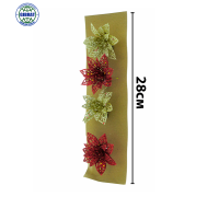 Цветы металлические с зажимом для декора-4шт, ИНГ 21038.