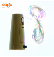 Гирлянда разноцветная на батарейках, длина-3метр.