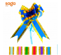 Лента бантик (золото), размер-50. цена за 10шт