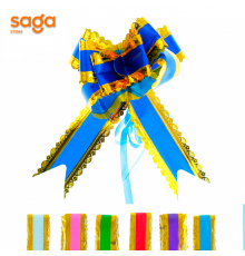 Лента бантик, размер-50.  (золото)