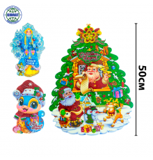 Новогодний плакат для декора СНТ-