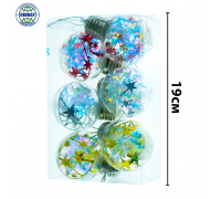 Набор ёлочных шаров-6шт, диаметр-7см, ИНГ 2315-070