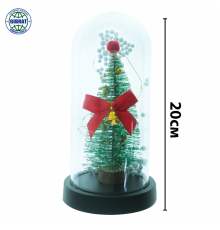 Елка сувенирная, настольная, светящийся,  112-6