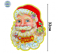 Новогодний плакат для декора Дед мороз 888-6