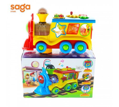 Поровоз музыкальная в коробке 3204