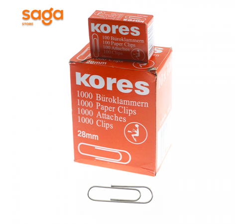 Скрепки 28мм Koores 10/500 0293.
