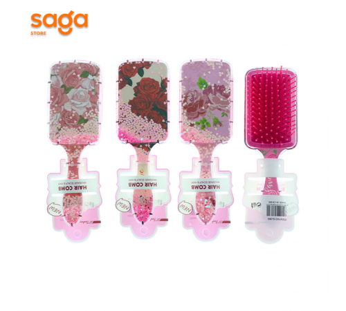 Расческа розовая S-065.