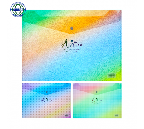 Папка на кнопке, формат-А4, JL-D0001.