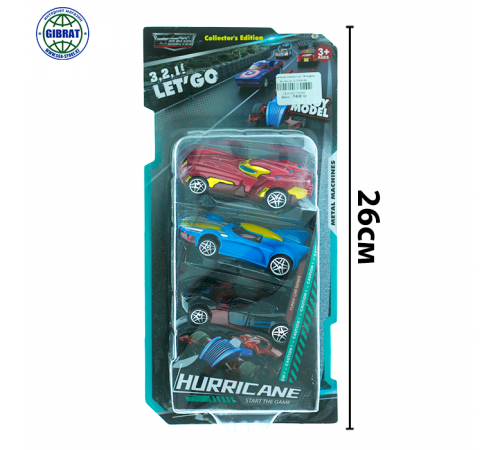 Машина металлических "Avengers Hurrikane" 3х DK 8103.