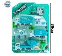 Машина набор в планшете "Коммунальная техника" 4х R 9.
