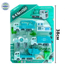 Машина набор в планшете "Коммунальная техника" 4х R 9.