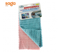 Тряпка из микрофибры, в наборе-2шт, 30х30см, 1/600 382-8