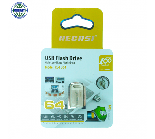 Флеш накопитель "RECRSI", 64гб.