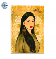 Скетчбук Қазақ қыздары, формат-А5, С_3663.