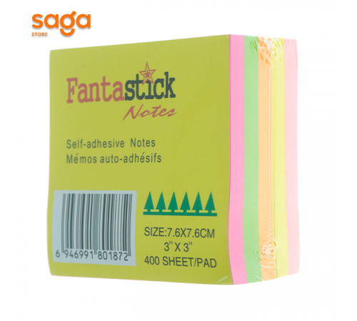 Бумага для записей/стикеры 76*76мм 400л 1/120