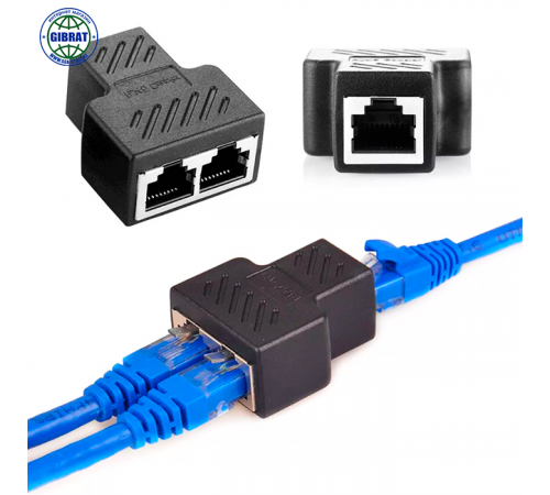 Соединитель интернет кабеля RJ45 1/2