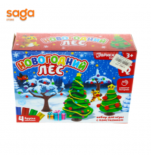 Набор для игры с пластилином «Новогодний лес»