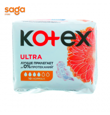 Прокладки дневные Kotex, в упаковке-10шт.