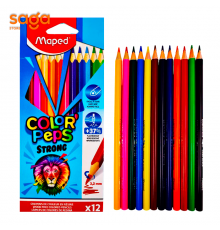 Карандаши цветные 12цв "MAPED", 12/240