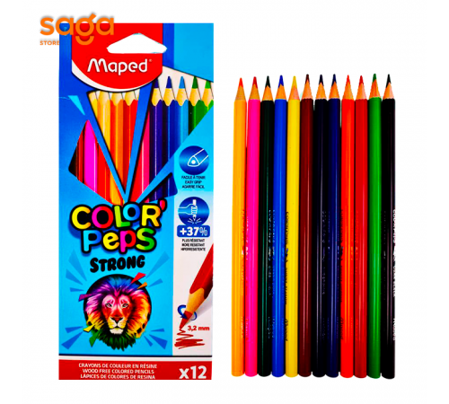 Карандаши цветные 12цв "MAPED", 12/240