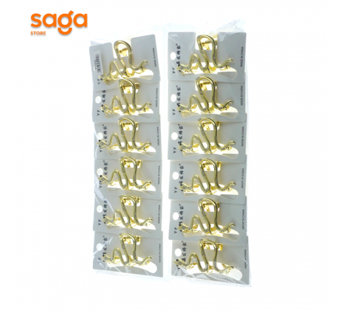 Краб для волос железный  P1560. (блок)